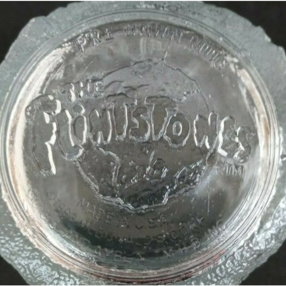 Vintage 1993 The Flintstones Pre-Dawn Mug Cup Roc Donalds McDonald's Glass - Picture 6 of 7
